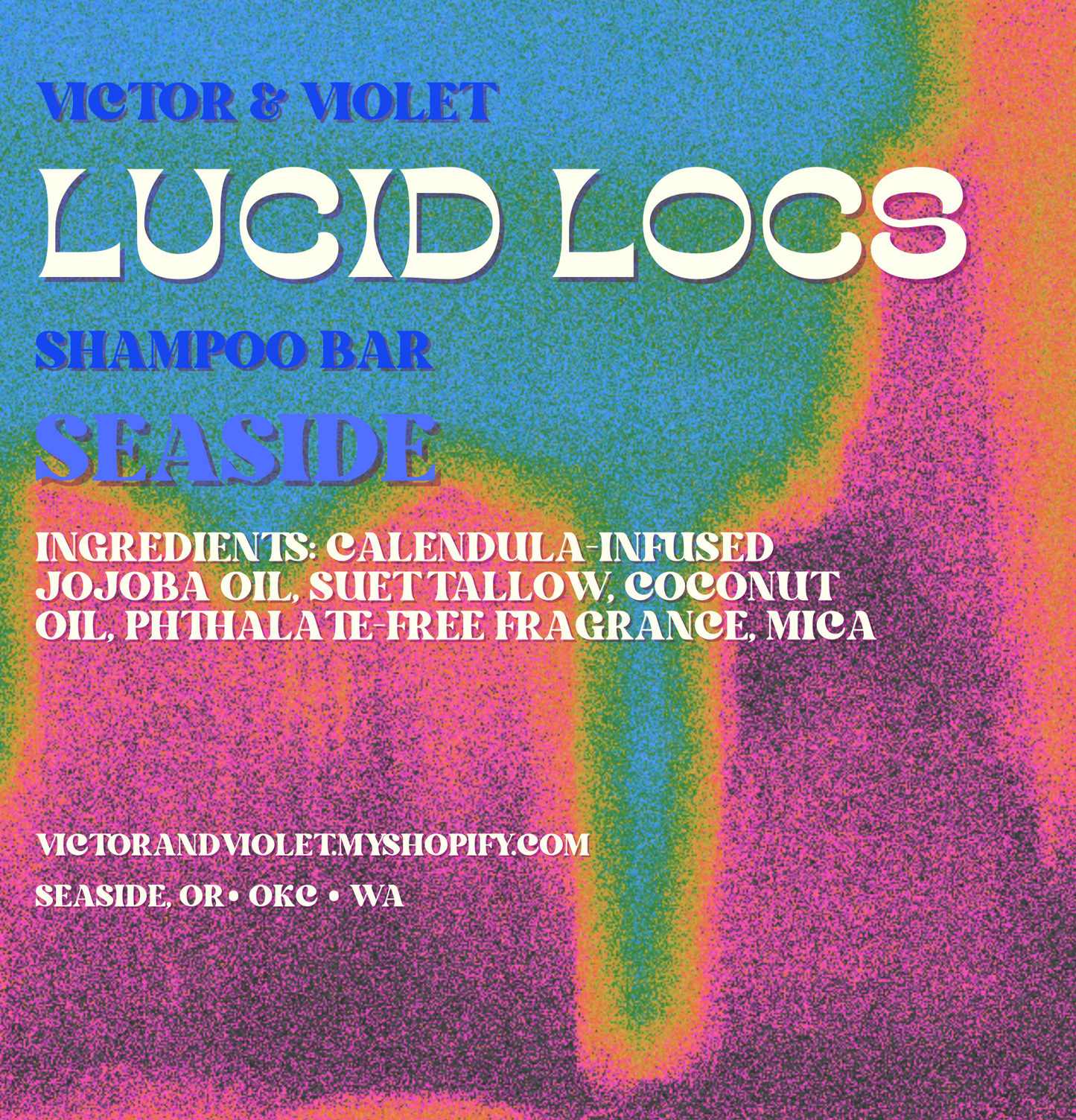 LUCID LOCS Seaside Tallow & Jojoba Shampoo Bar