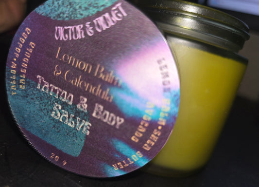 Lemon Balm & Calendula Tattoo & Body Salve