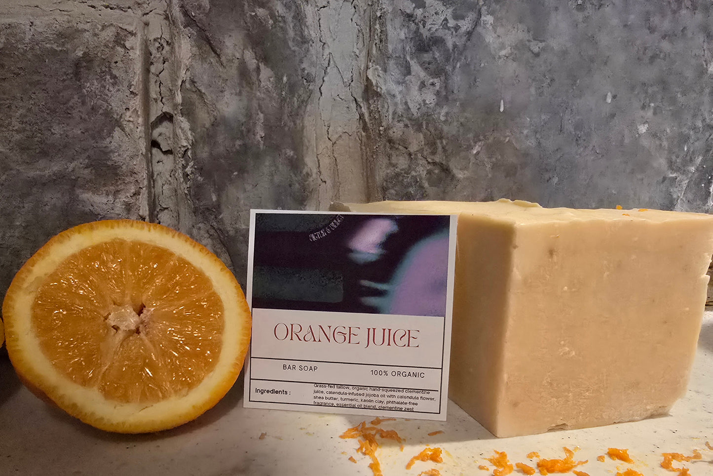 Orange Juice Tallow Bar Soap