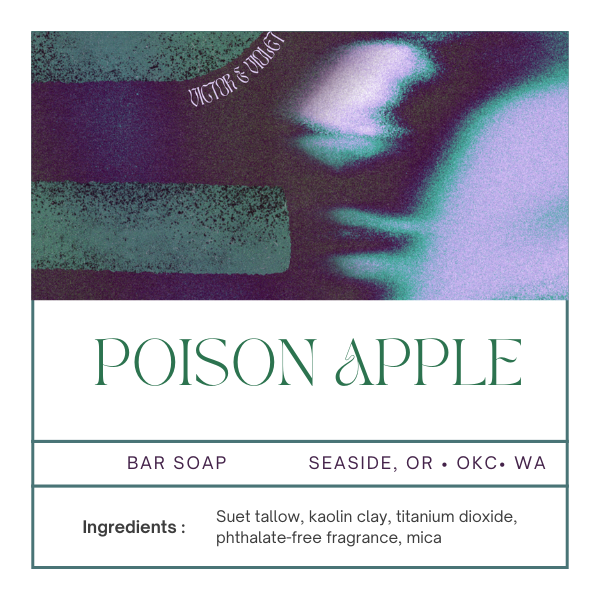 Poison Apple Tallow Bar Soap