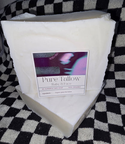 Pure Tallow Soap Brick